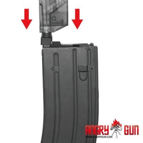 82825 Angry Gun Tokyo Marui MWS / EMG Lancer V2 Reinforced Magazine Feed Lip – Black