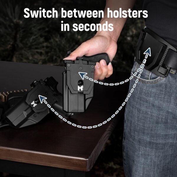 G a F Quick Release Belt Attachment – Black