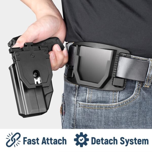 G a F Quick Release Belt Attachment – Black