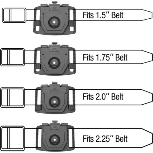 G a F Quick Release Belt Attachment – Black