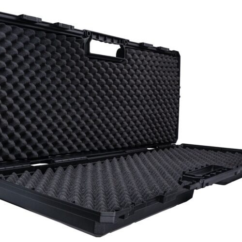 STRIKE Rifle Transport Case, 88 × 35 × 11 cm (Wave) – Black