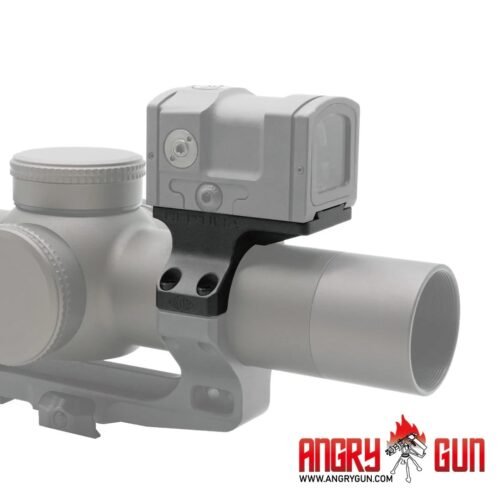 Angry Gun 34mm ROF-90 AUS Mount for ACRO P1 / P2 Red Dot Sight – Black