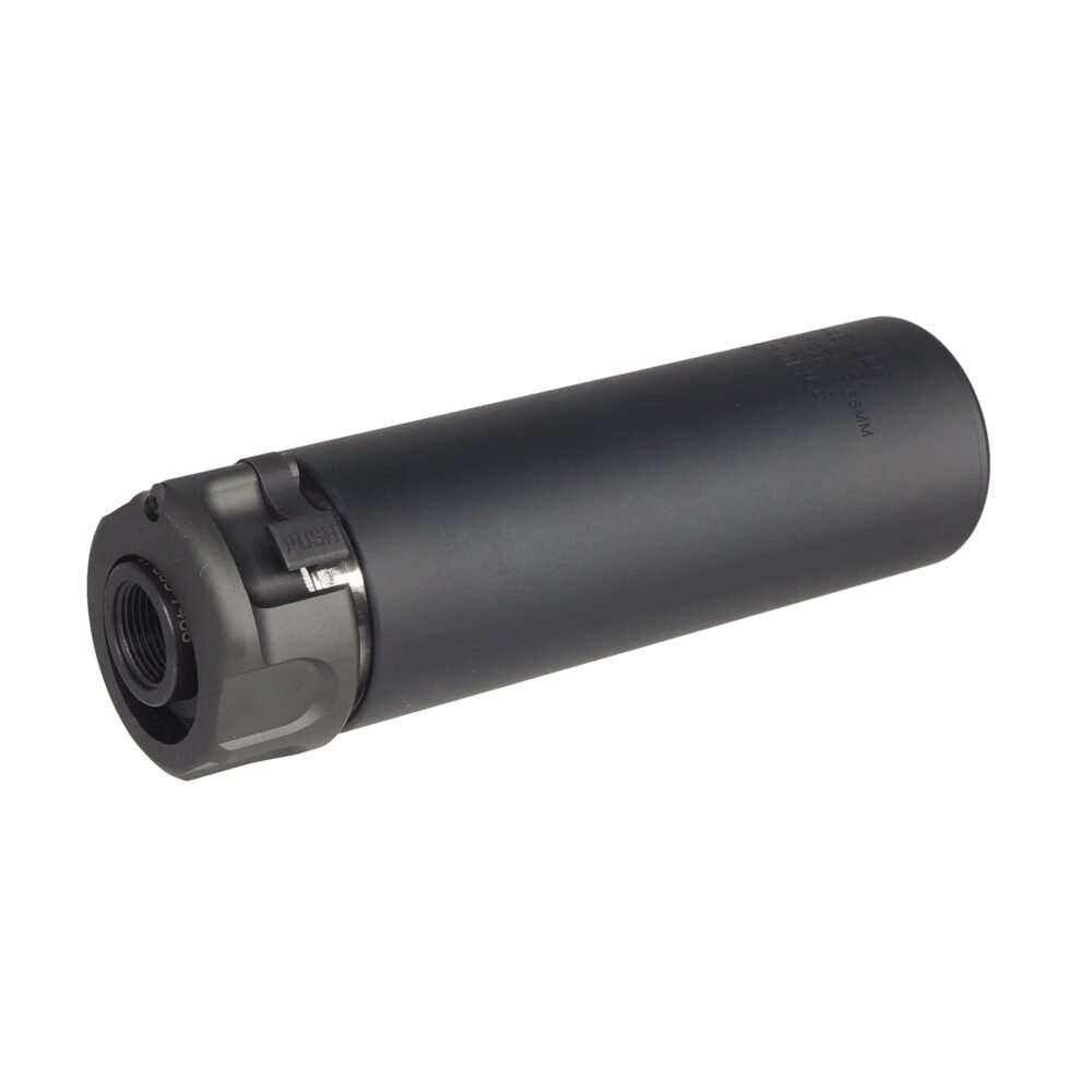 83005 Angry Gun QD SOCOM556 MINI Tracer Suppressor 2026 Edition , 14 mm (CCW) – Black