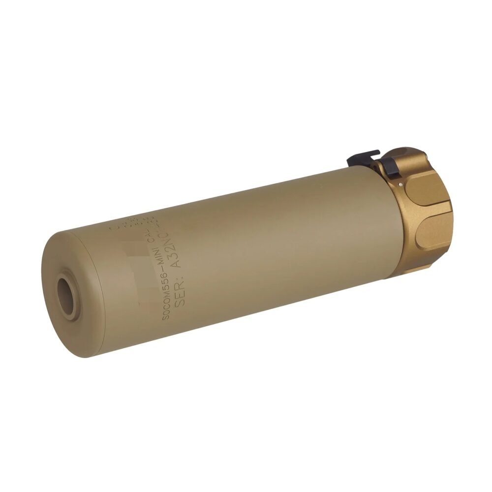 Angry Gun QD SOCOM556 MINI Tracer Suppressor 2026 Edition , 14 mm (CCW) – Tan