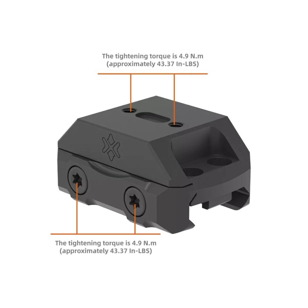 VO VAS(TM) Universal RIS Adapter 1.5" (38 mm, Low) – Black