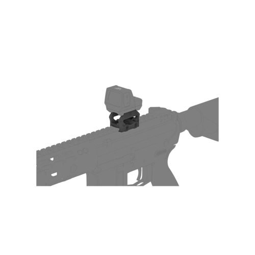 VO VAS(TM) Universal RIS Adapter 1.93" (49 mm, Medium) – Black