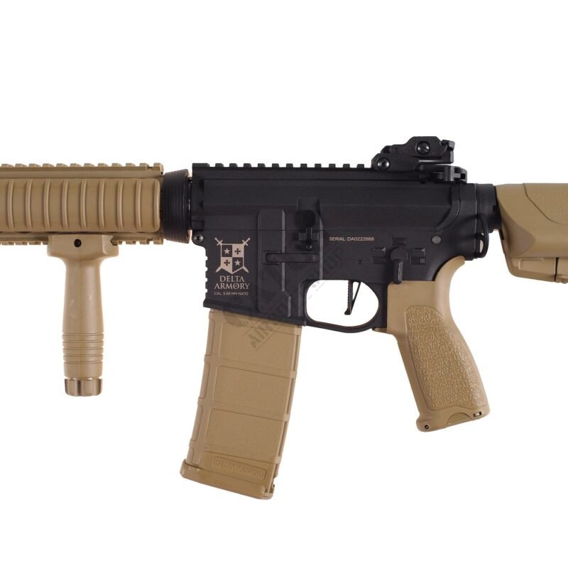 83442 Delta Armory M4 / AR15 CQB-R CHARLIE – Black / Tan