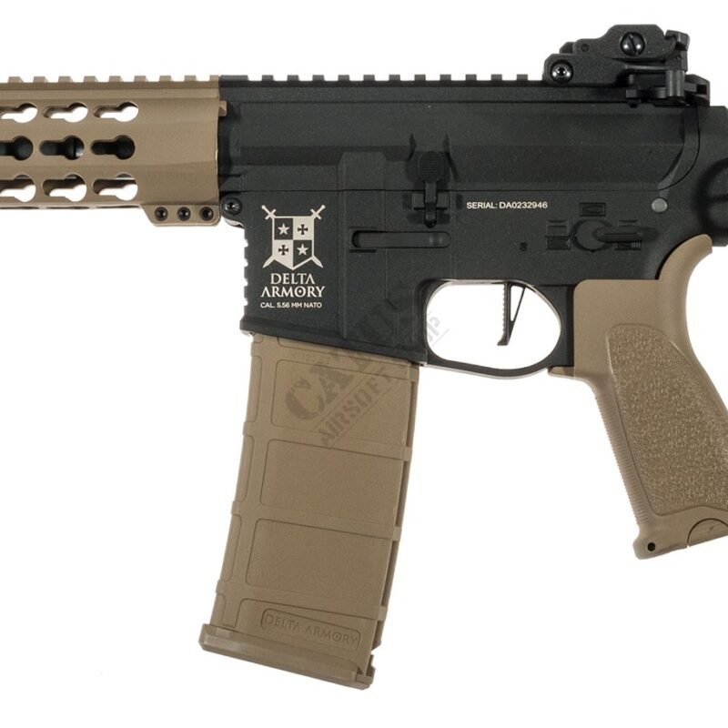 83466 Delta Armory M4 / AR15 KeyMod 10" PREDATOR CHARLIE – Black / Tan