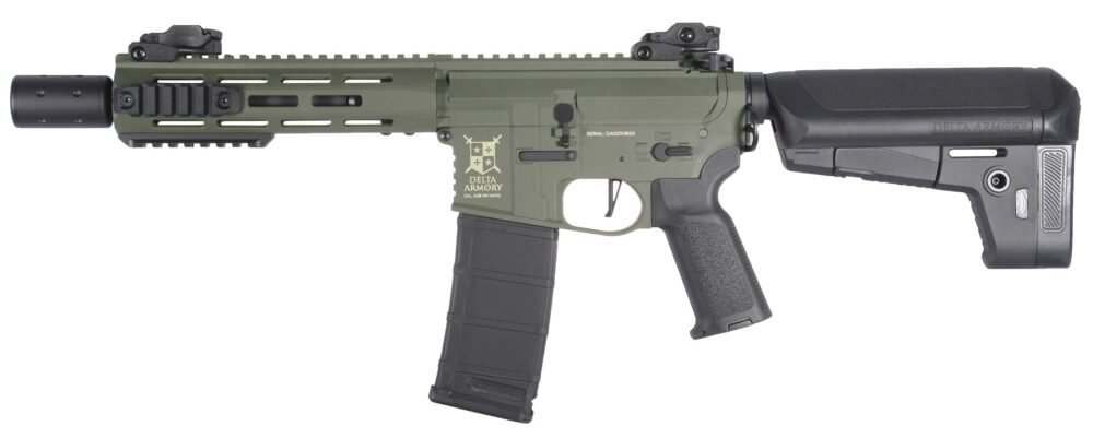 Delta Armory M4 / AR15 M-LOK SilentOps 8" CHARLIE – Green