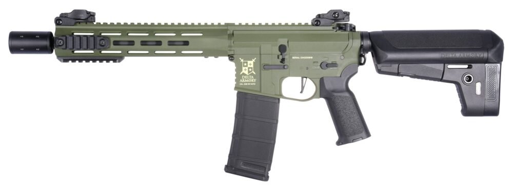 Delta Armory M4 / AR15 M-LOK SilentOps 10" CHARLIE – Green