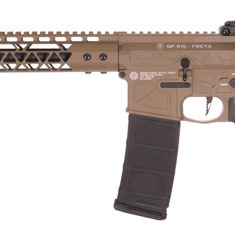83530 Delta Armory GP FREYA R15 Skeleton M-LOK 13" Gen2 – Tan