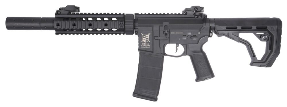 Delta Armory M4 / AR15 SilentOps 7" CHARLIE EAGLE – Black