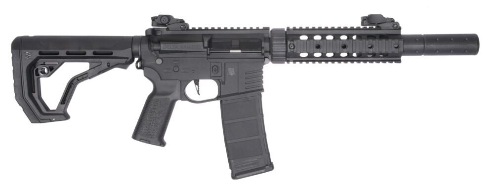 Delta Armory M4 / AR15 SilentOps 7" CHARLIE EAGLE – Black