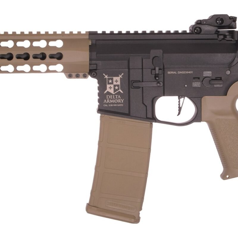 83562 Delta Armory M4 / AR15 KeyMod 10" PREDATOR CHARLIE EAGLE – Black / Tan