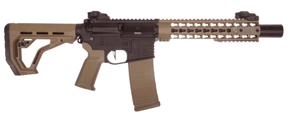 Delta Armory M4 / AR15 KeyMod 10" PREDATOR CHARLIE EAGLE – Black / Tan