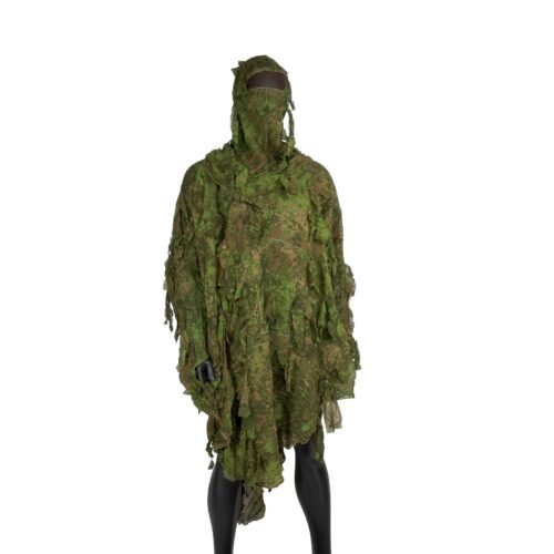 KMCS Ultra-Lite Ghillie Suit Camouflage Poncho – Green