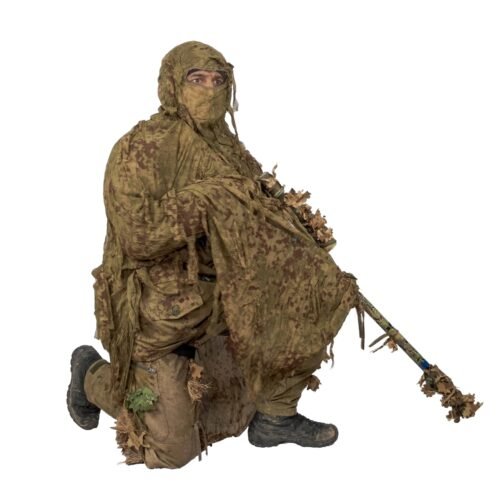 KMCS Ultra-Lite Ghillie Suit Camouflage Poncho – Green