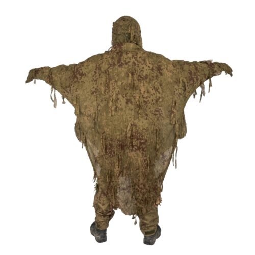 KMCS Ultra-Lite Ghillie Suit Camouflage Poncho – Green
