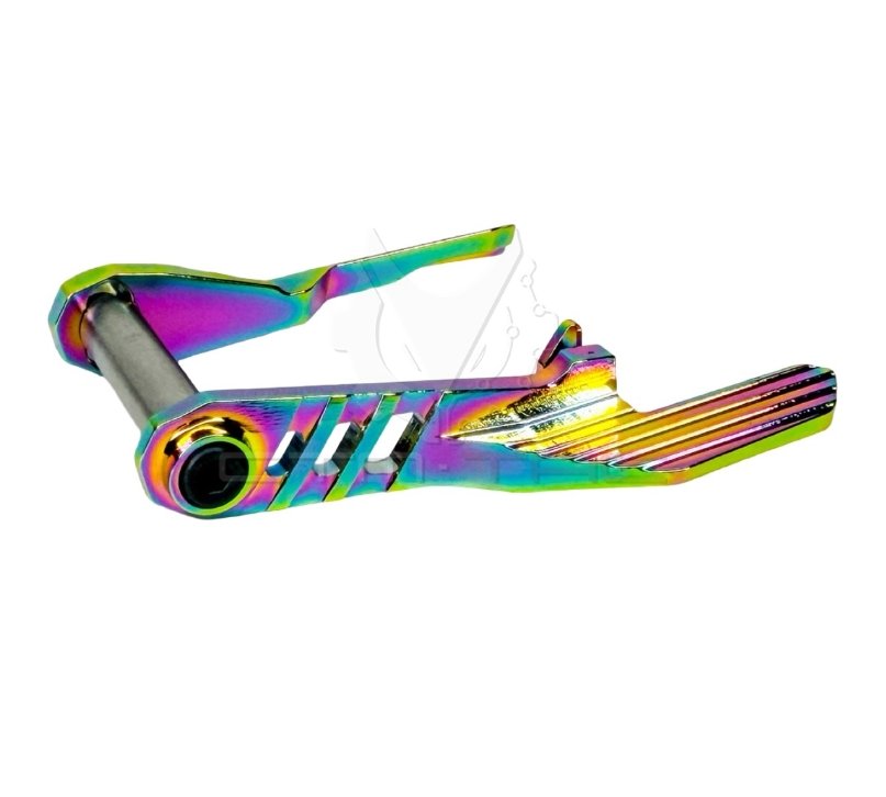 CTM Hi-Capa CNC Ambi Slide Catch – Electroplated Rainbow