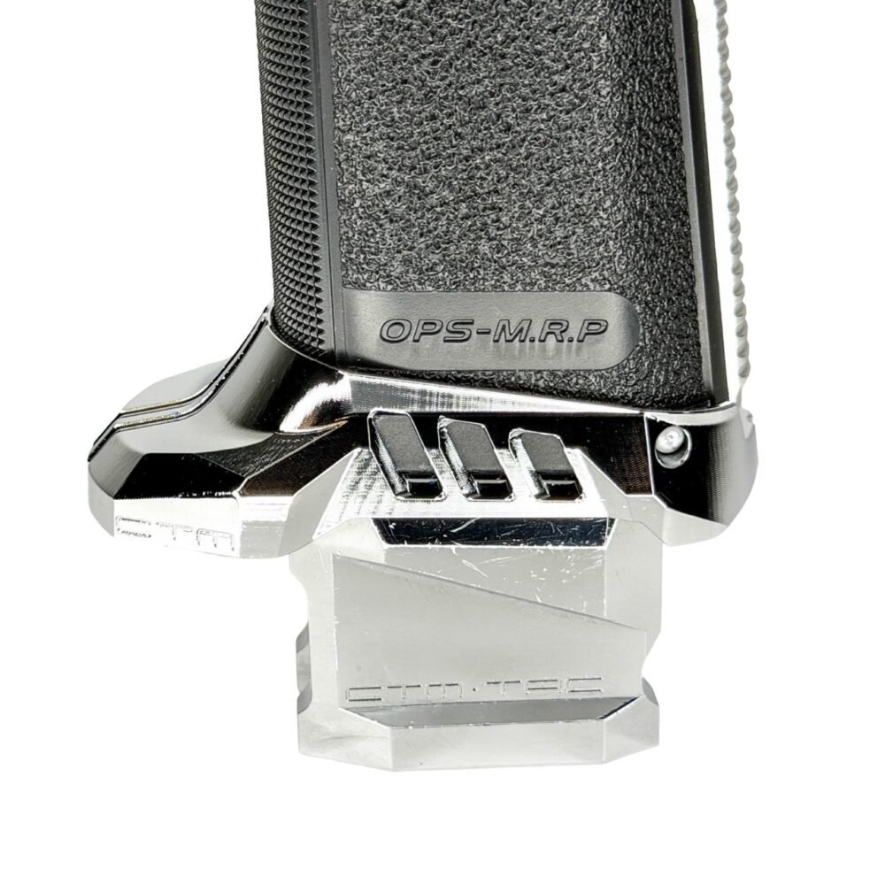 CTM Hi-Capa CNC Large Flared Magwell – Electroplated Chrome