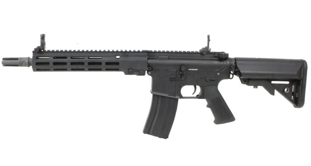 S a T Colt M4 MK16 URG-I 11.5 G3 ETU Airsoft Rifle – Black