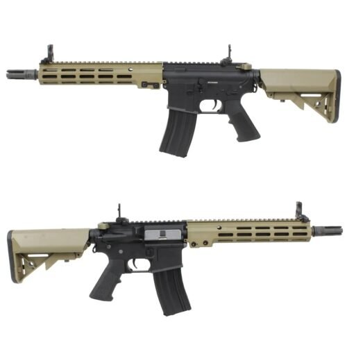 S a T Colt M4 MK16 URG-I 11.5 G3 ETU Airsoft Rifle – Black / FDE