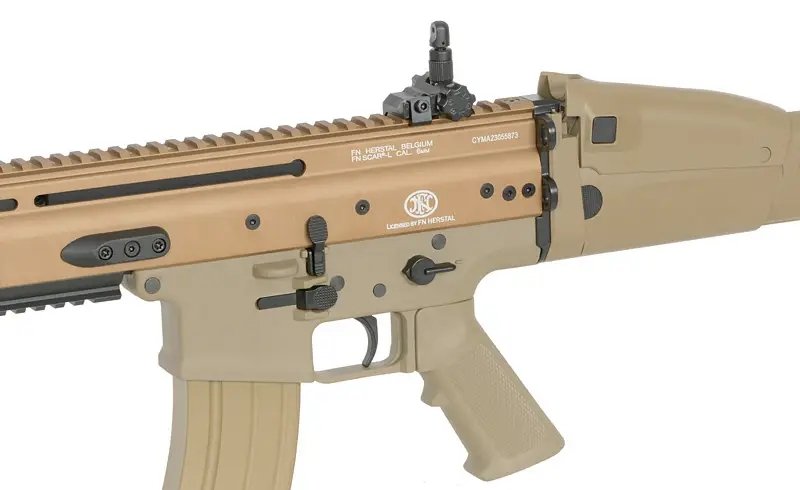 CYMA FN SCAR-L AEG Airsoft Rifle – Tan