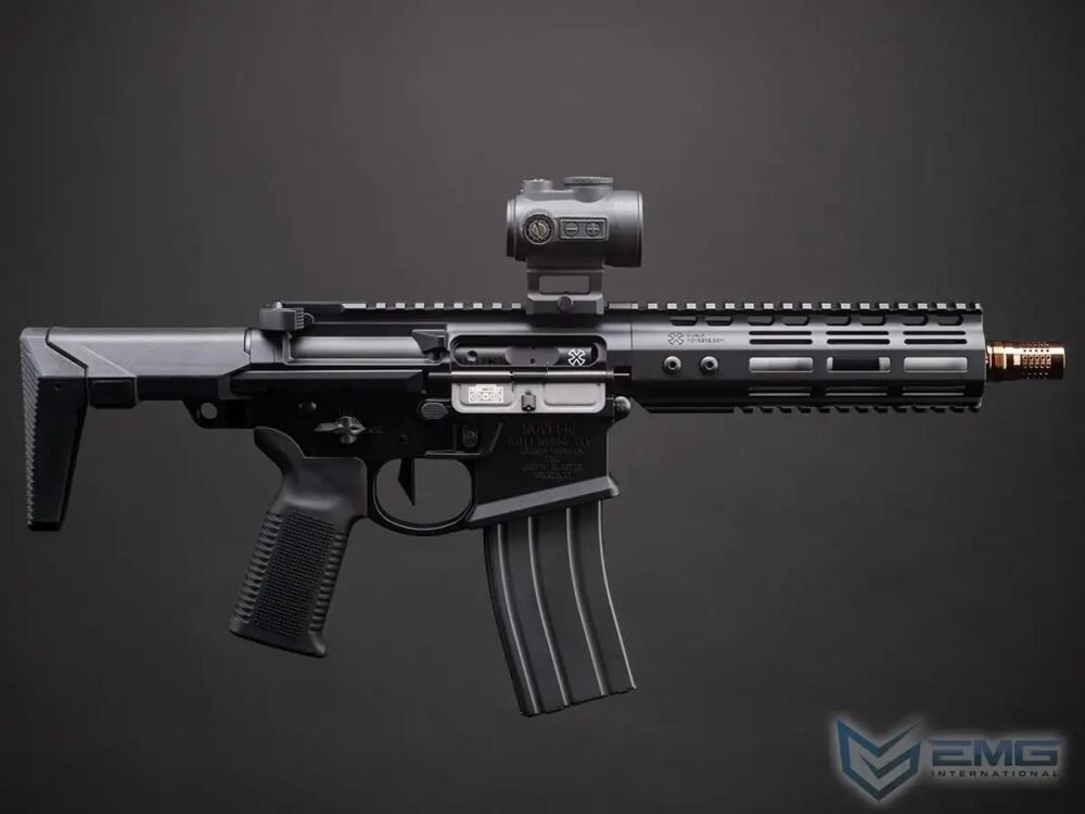 DE Noveske NHR-7 Ghetto Blaster MWS GBBR Airsoft Rifle – Black