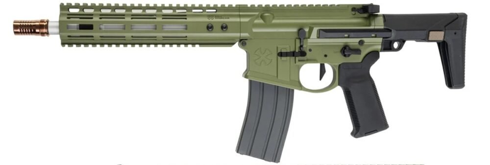 DE Noveske NHR-9 Ghetto Blaster MWS GBBR Airsoft Rifle – Green