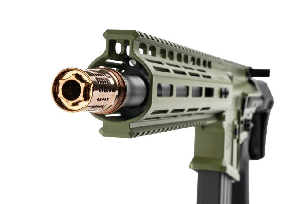 DE Noveske NHR-9 Ghetto Blaster MWS GBBR Airsoft Rifle – Green