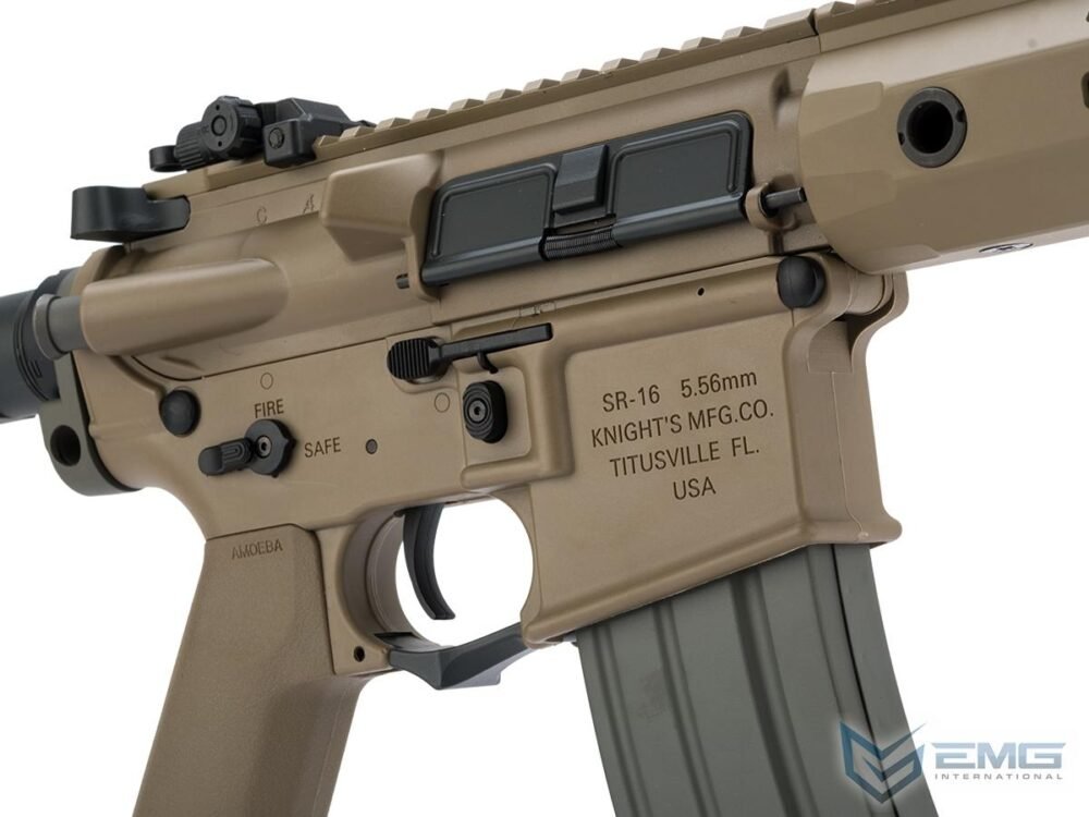 ARES KAC SR-16E Mod2 M-LOK CQB Airsoft Rifle – Tan