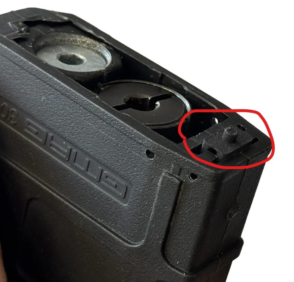 EPeS GMAG CO2 Magazine Baseplate Lock for GHK M4 / AR15 – Black