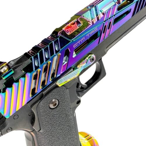 CTM Hi-Capa CNC Ambi Slide Catch – Electroplated Rainbow