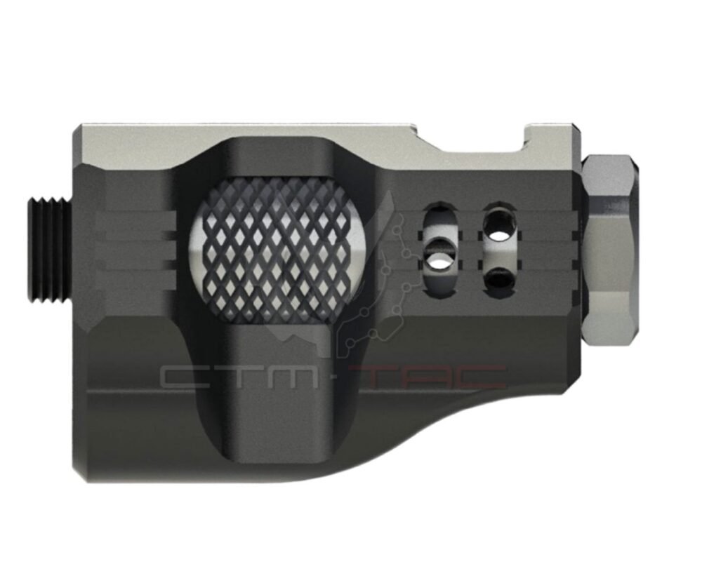 CTM Hi-Capa CNC Aluminum Compensator – Black / Silver