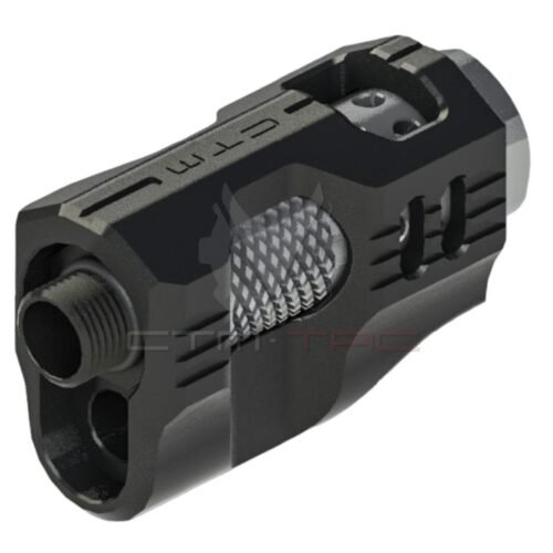 CTM Hi-Capa CNC Aluminum Compensator – Black / Silver