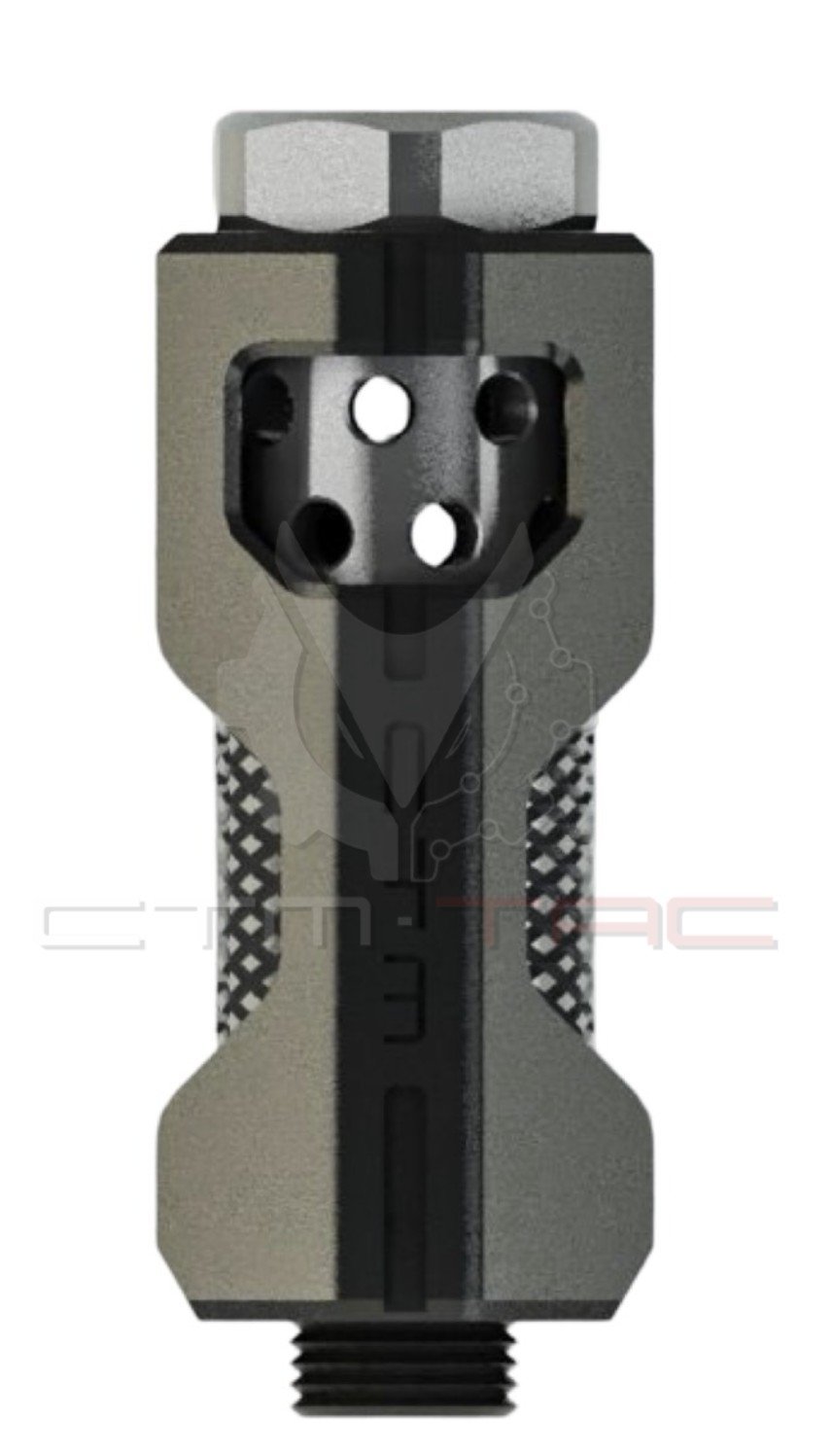 CTM Hi-Capa CNC Aluminum Compensator – Black / Silver