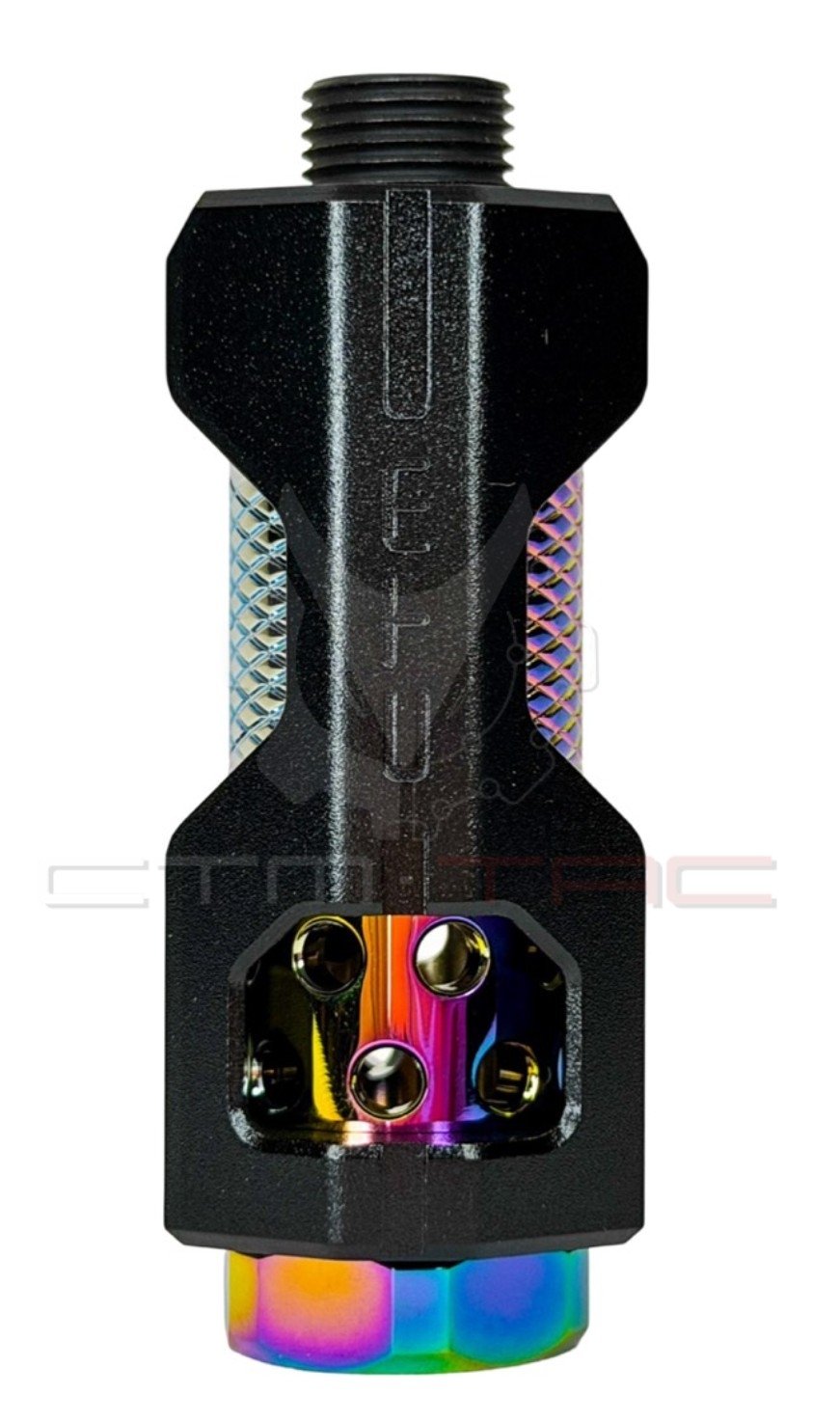 CTM Hi-Capa CNC Aluminum Compensator – Black / Electroplated Rainbow