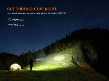 84147 FENIX E08R UE Rechargeable EDC Flashlight – Black