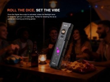84152 FENIX E08R UE Rechargeable EDC Flashlight – Black