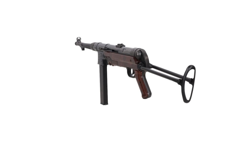 SA MP40 RETRO AEG Submachine Gun (X-ASR) – Grey / Brown