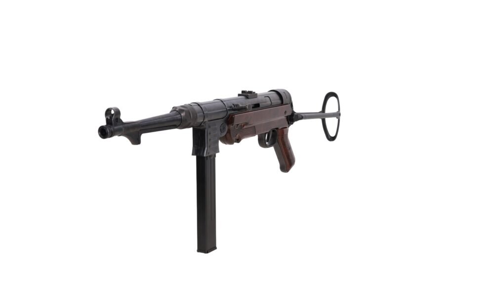 SA MP40 RETRO AEG Submachine Gun (X-ASR) – Grey / Brown
