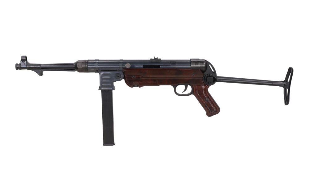 SA MP40 RETRO AEG Submachine Gun (X-ASR) – Grey / Brown