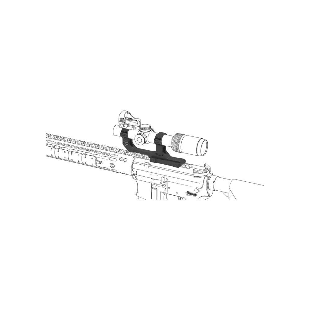 85462 VO 25.4mm One Piece Cantilever RIS Mount 1.97" (50mm) – High