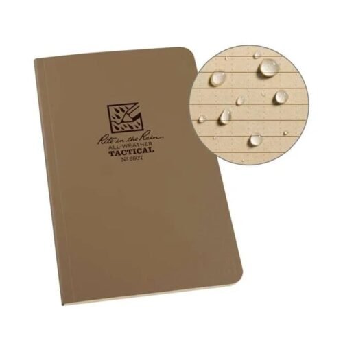 RITE Waterproof FIELD FLEX Notebook (117 x 184 mm) – Tan