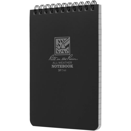 RITE Waterproof POCKET NOTEBOOK (101 × 152 mm) – Black
