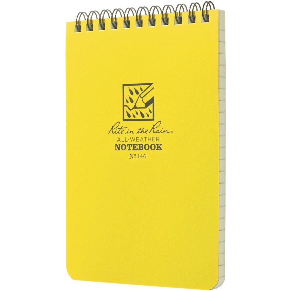 85582 RITE Waterproof POCKET NOTEBOOK (101 × 152 mm) – Yellow