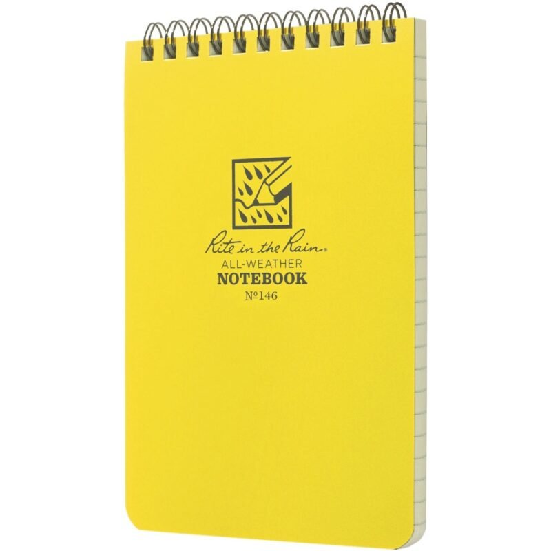 85582 RITE Waterproof POCKET NOTEBOOK (101 × 152 mm) – Yellow
