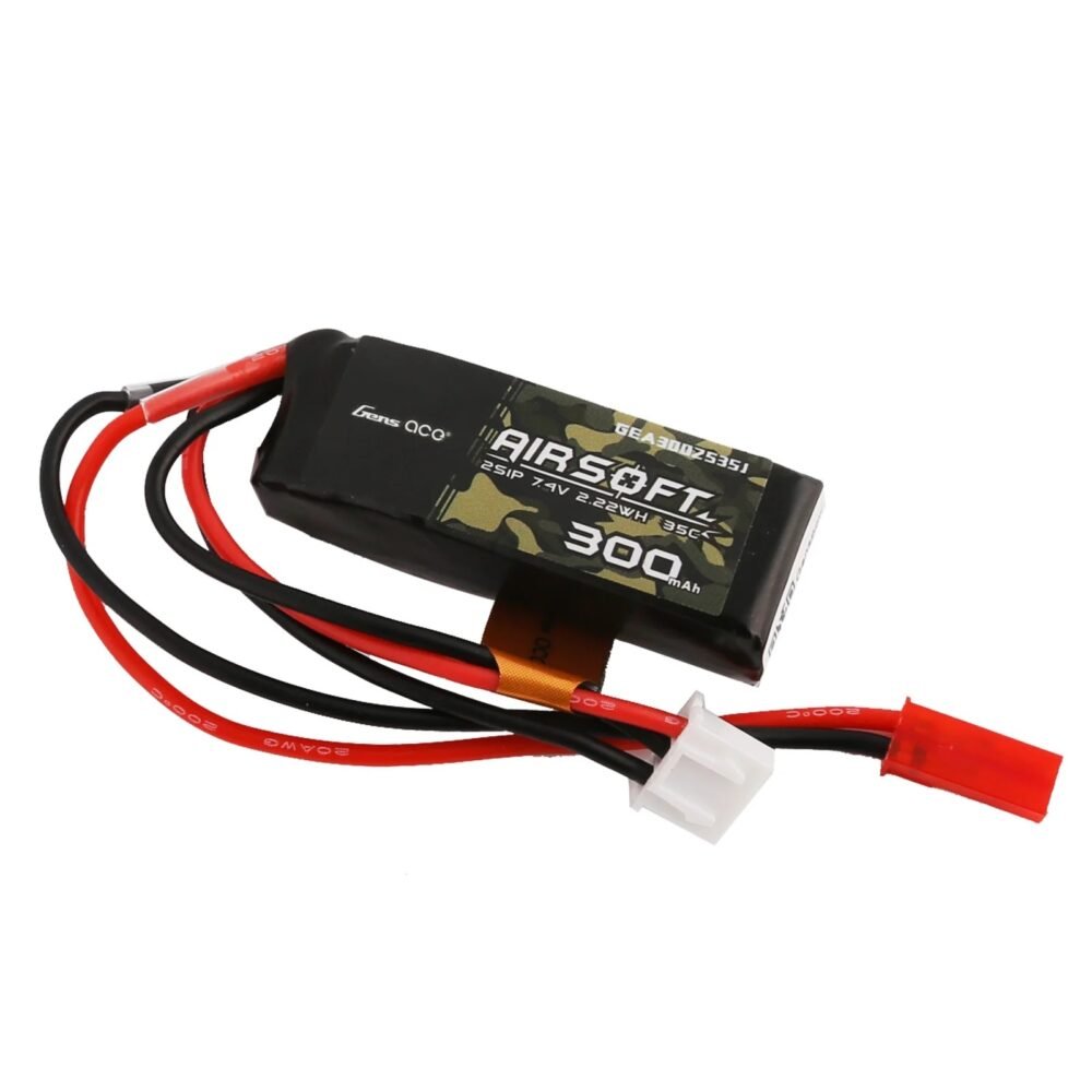 Gens ACE Li-Pol Battery 7.4V 300mAh, 35C, JST – HPA Micro
