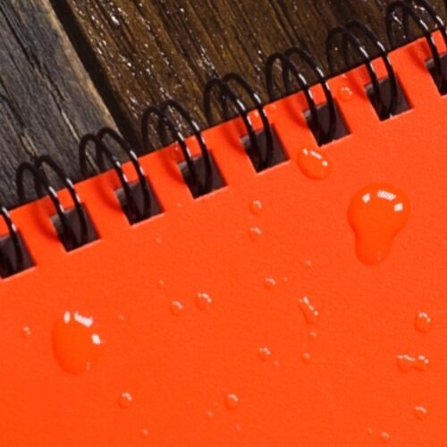RITE Waterproof POCKET NOTEBOOK (76 × 133 mm) – Orange