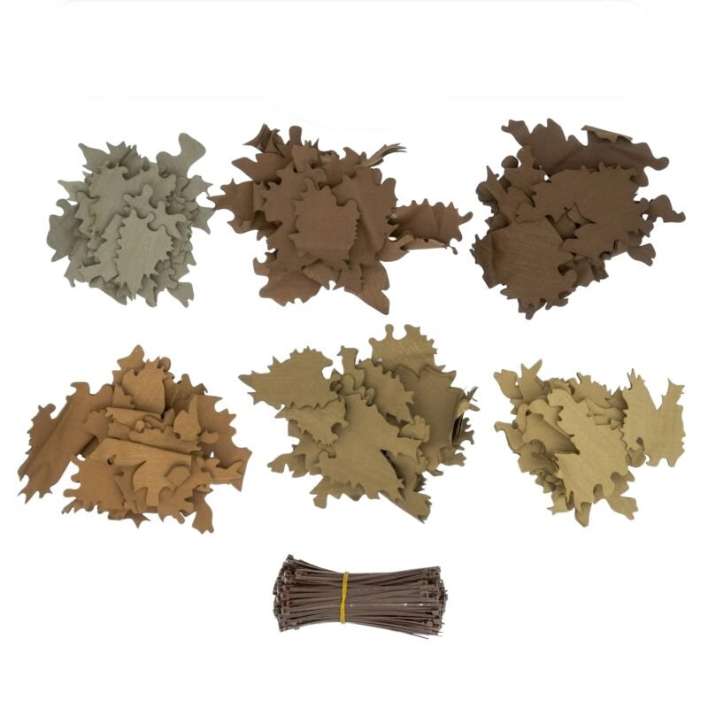 86445 KMCS Ghillie Leafs (120 g / 300 pcs) – Winter Leafs